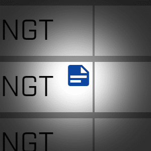 note icon representing a note being added to a shift