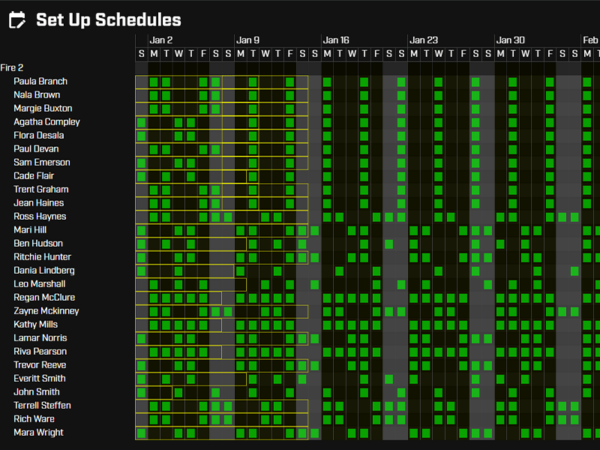 Patterned Scheduling | Create a year of schedules in minutes