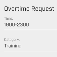 overtime request snippet