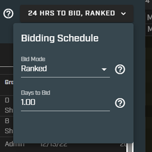 ranked bidding