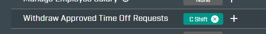 withdraw time off in permissions settings
