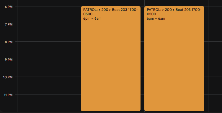 google calendar